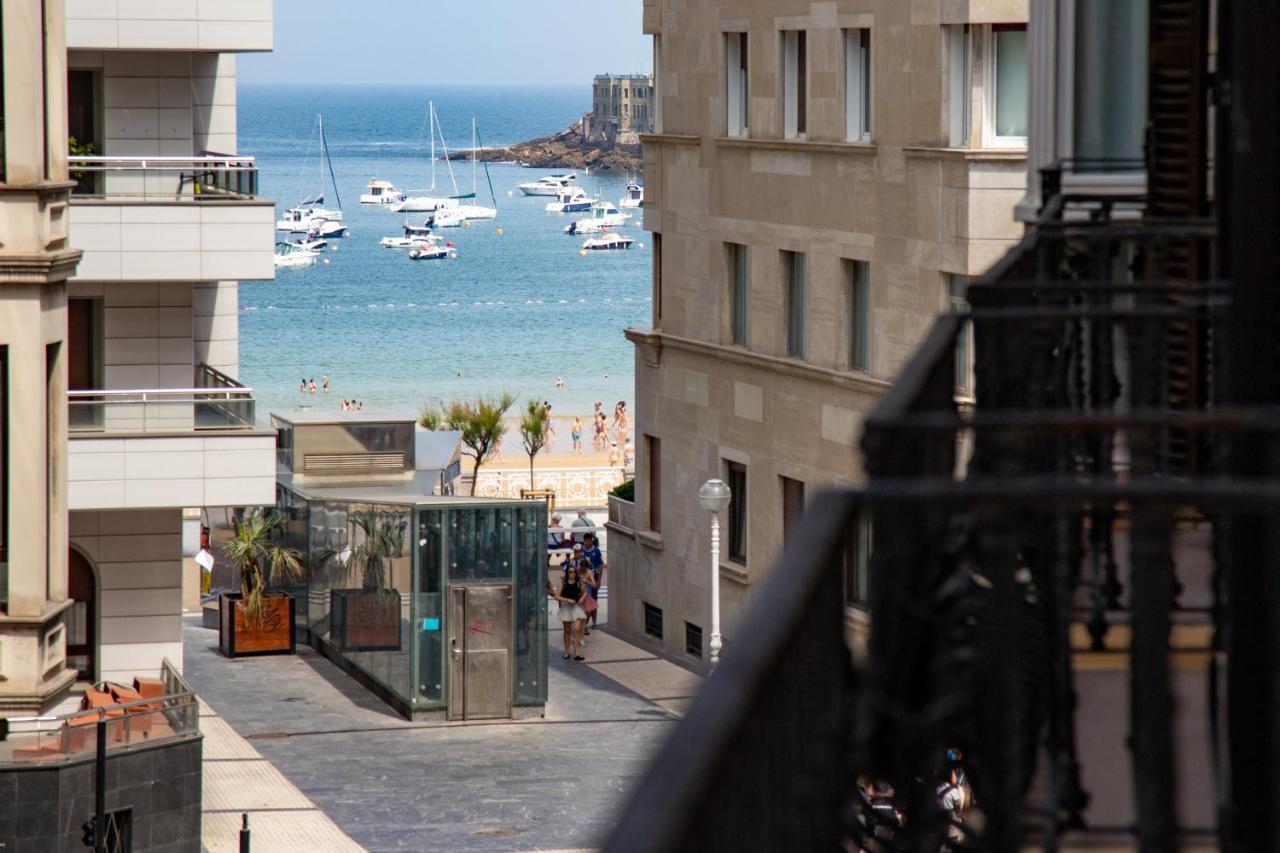 סן סבסטיאן La Concha Cozy Balcony Apartment By Cisan Rentals מראה חיצוני תמונה